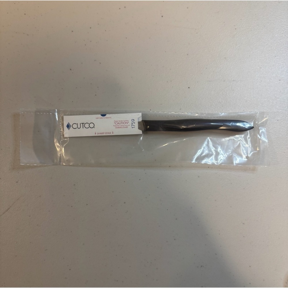 Cutco 1759 Classic Brown Serrated Blade Kitchen Table Knife 3-3/8" Double-D Edge